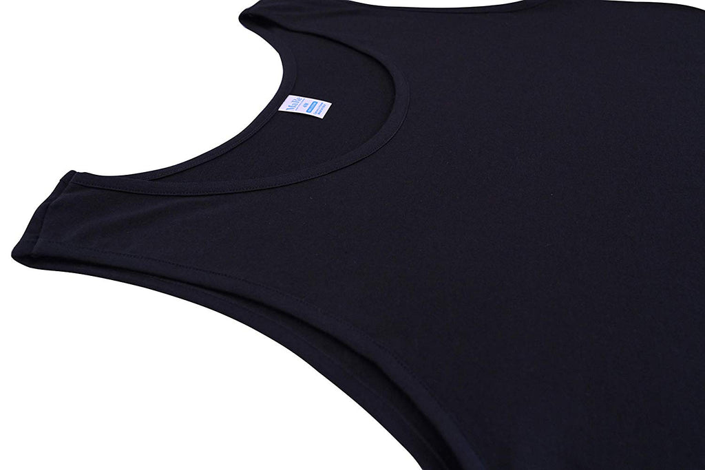 MaRe Men's 100% Mako Cotton Sleeveless Shirt | Made in Italy