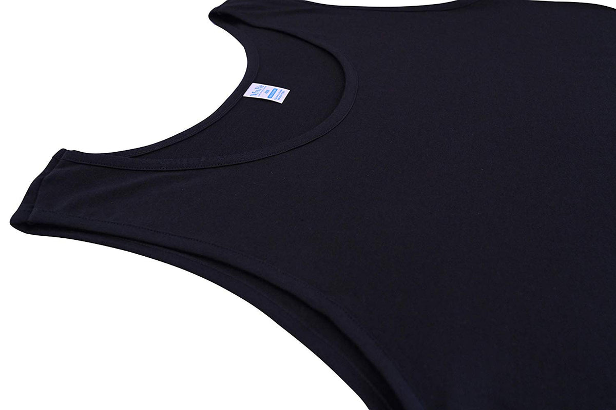 MaRe Men's 100% Mako Cotton Sleeveless Shirt | Made in Italy