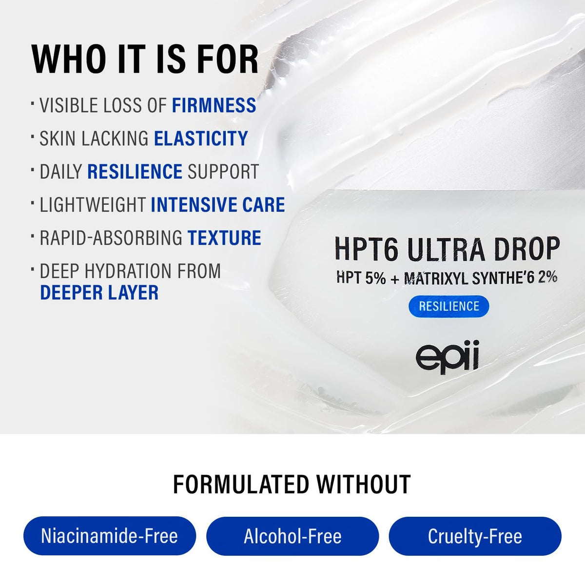 epii HPT6 Ultra Drop 5% Firming Serum | 30 mL