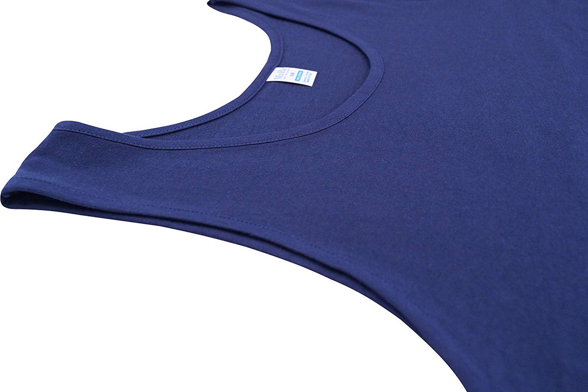 MaRe Men's 100% Mako Cotton Sleeveless Shirt | Made in Italy