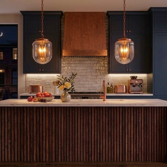 Delphi Clear Glass Pendant Light