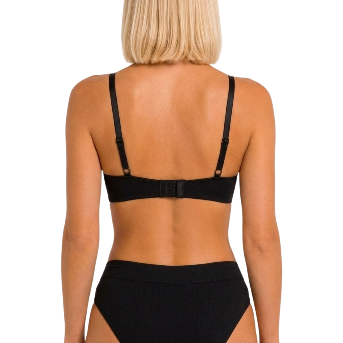 Organic Cotton Wireless Plunge Bralette