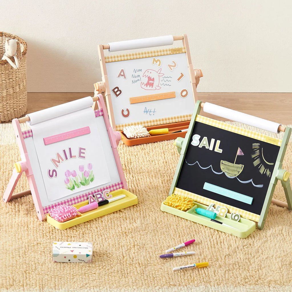 Tiny Land® 3-in-1 Magnetic Tabletop Art Easel