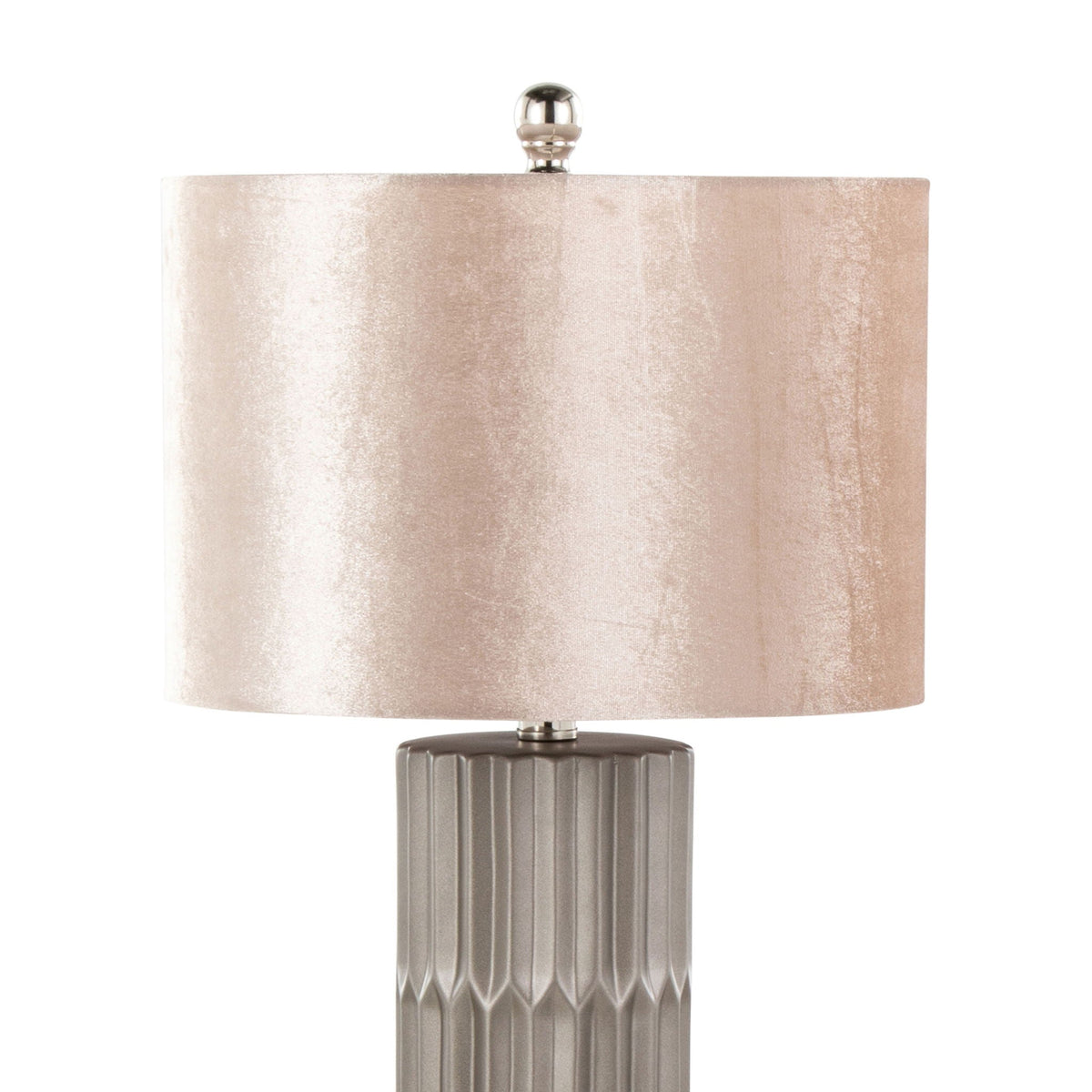 Tania Textured Ceramic Table Lamp | Metallic Brown