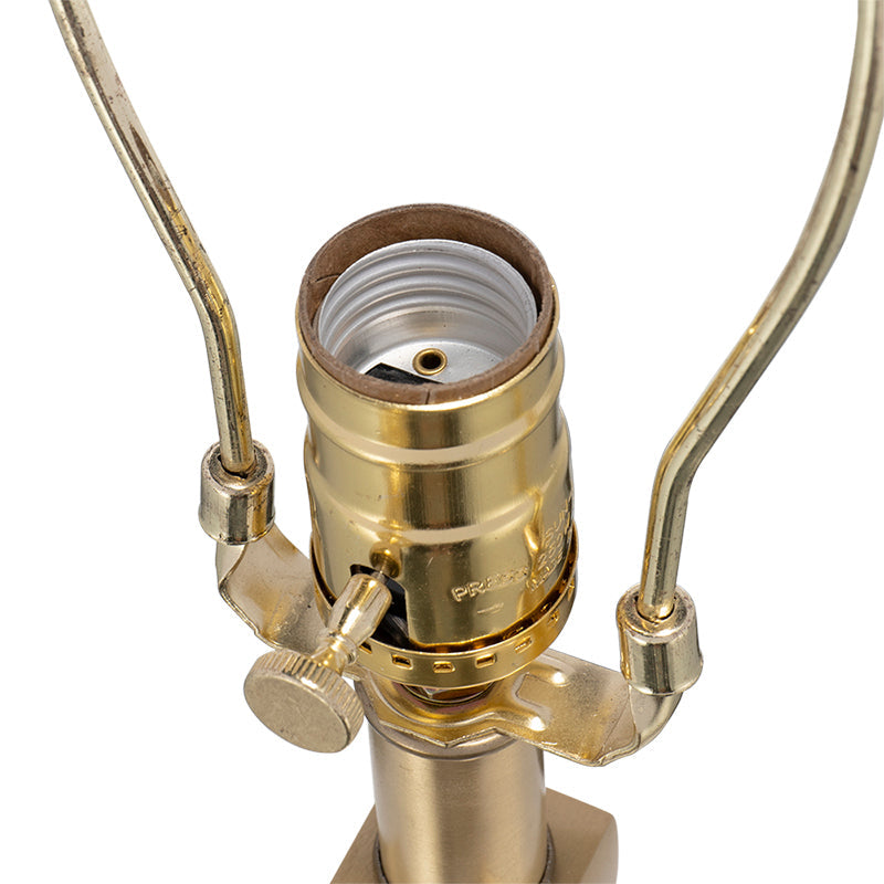 Sculptural Alabaster & Gold Table Lamp