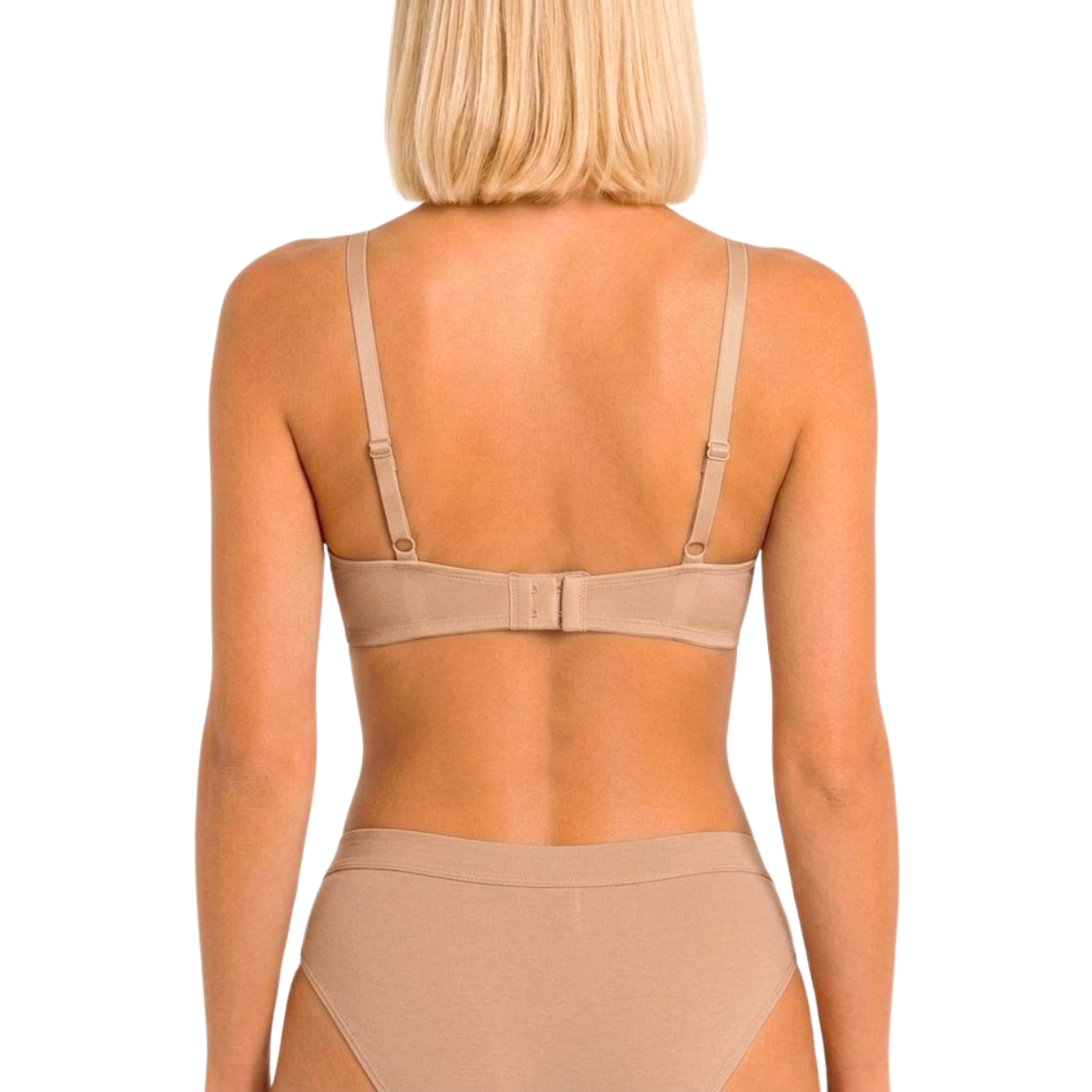 Organic Cotton Wireless Plunge Bralette