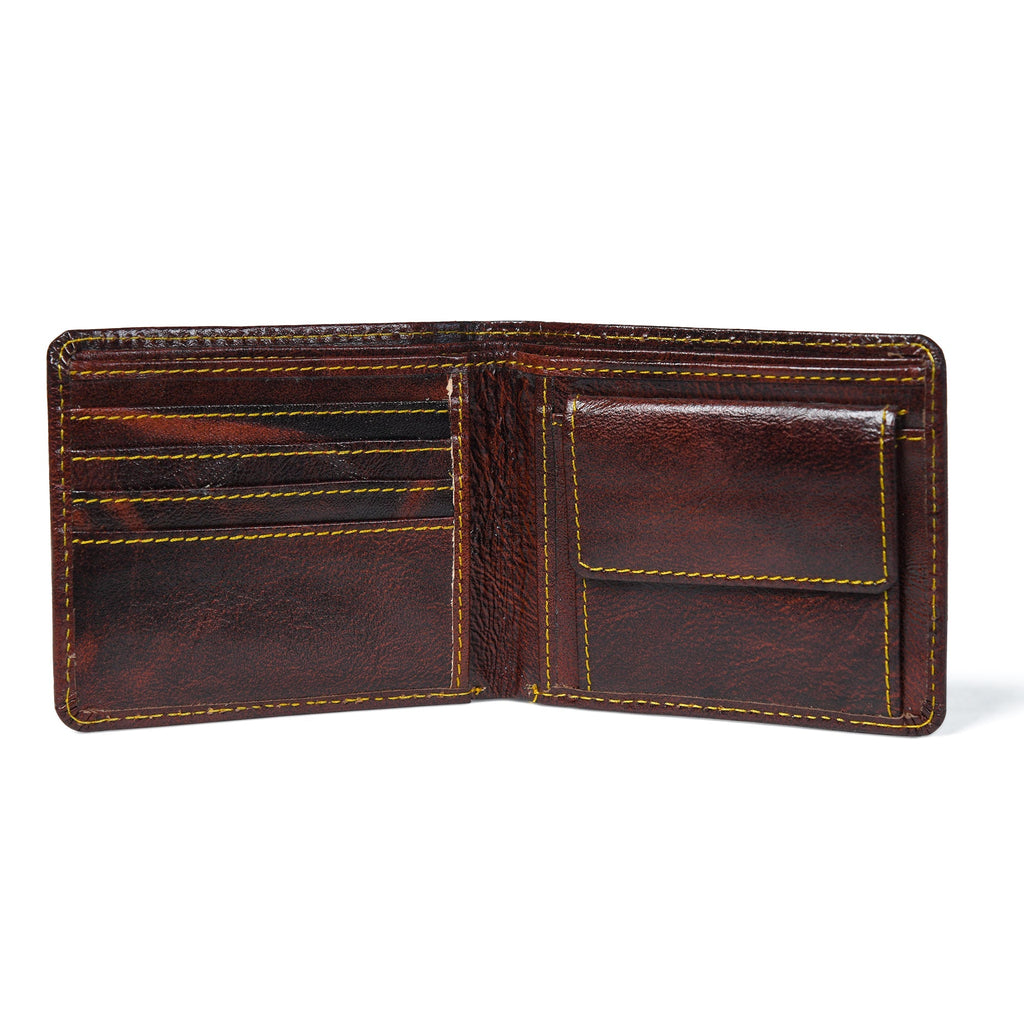 Ryan Classic Top-Grain Leather Bifold Wallet