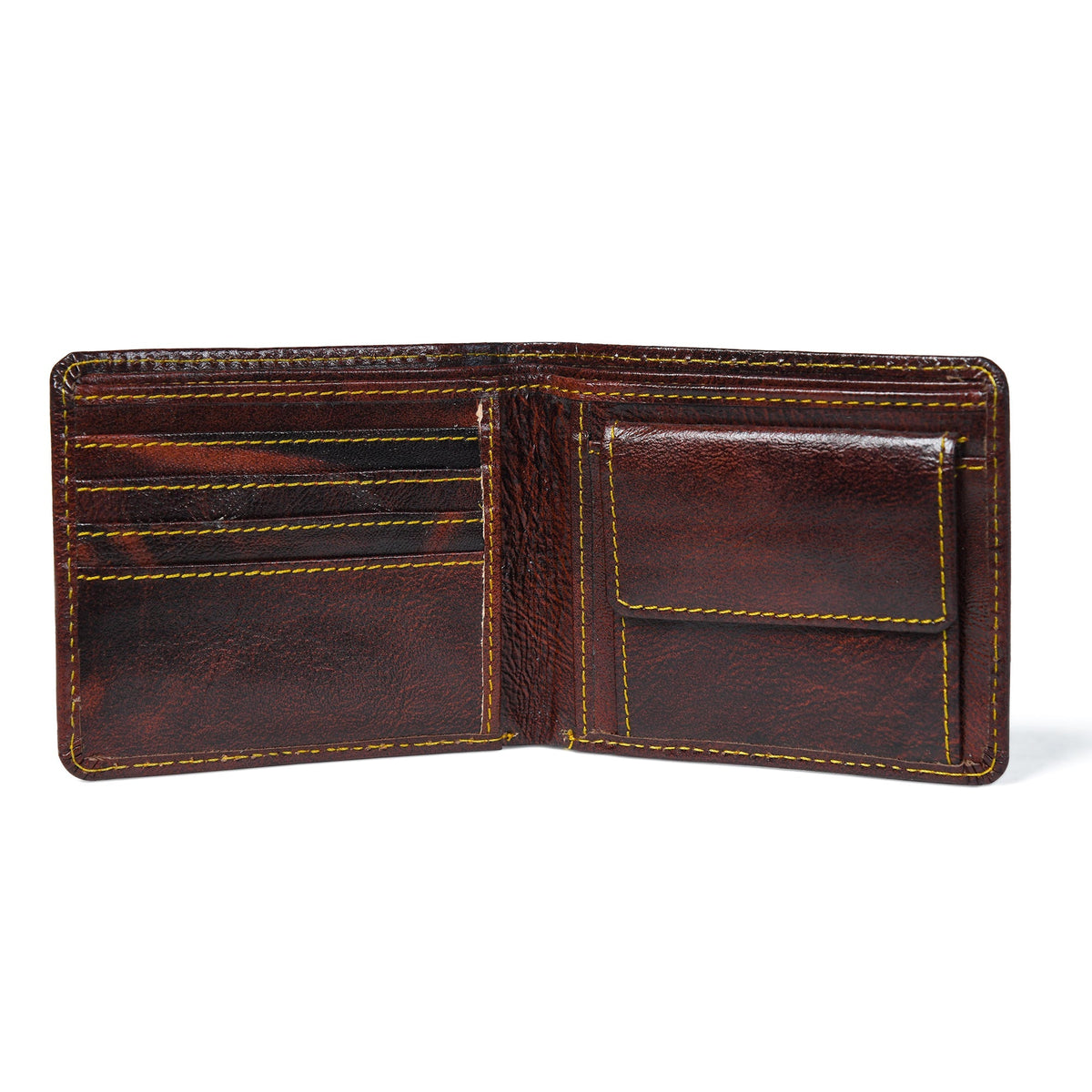 Ryan Classic Top-Grain Leather Bifold Wallet