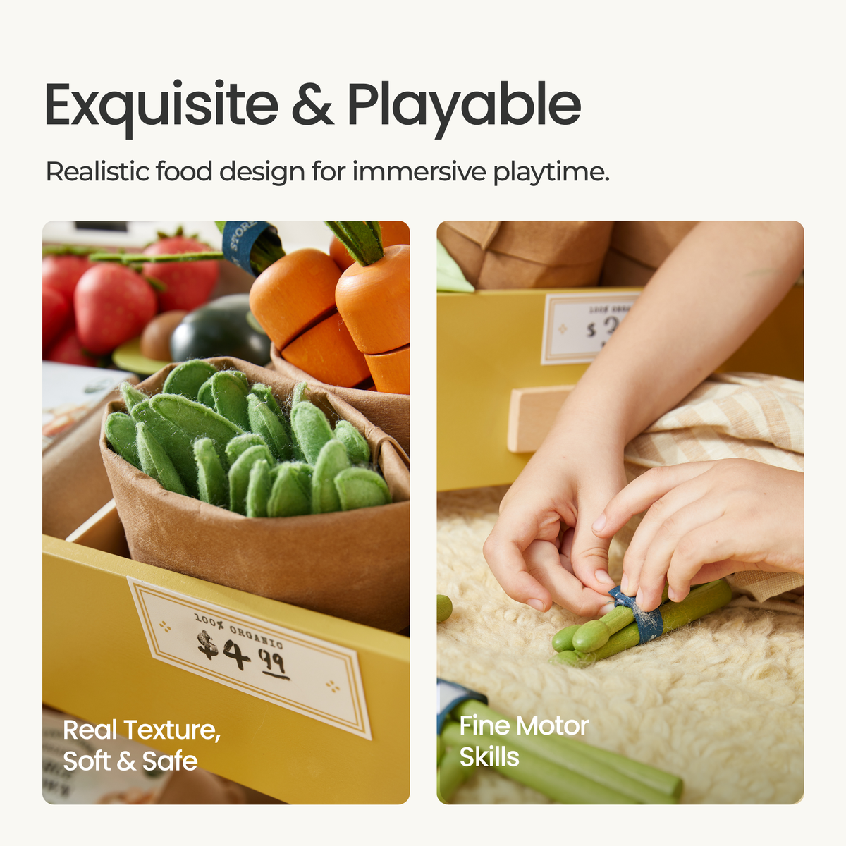 Tiny Land® Pretend Play Food Collection | Four-Theme Bundle