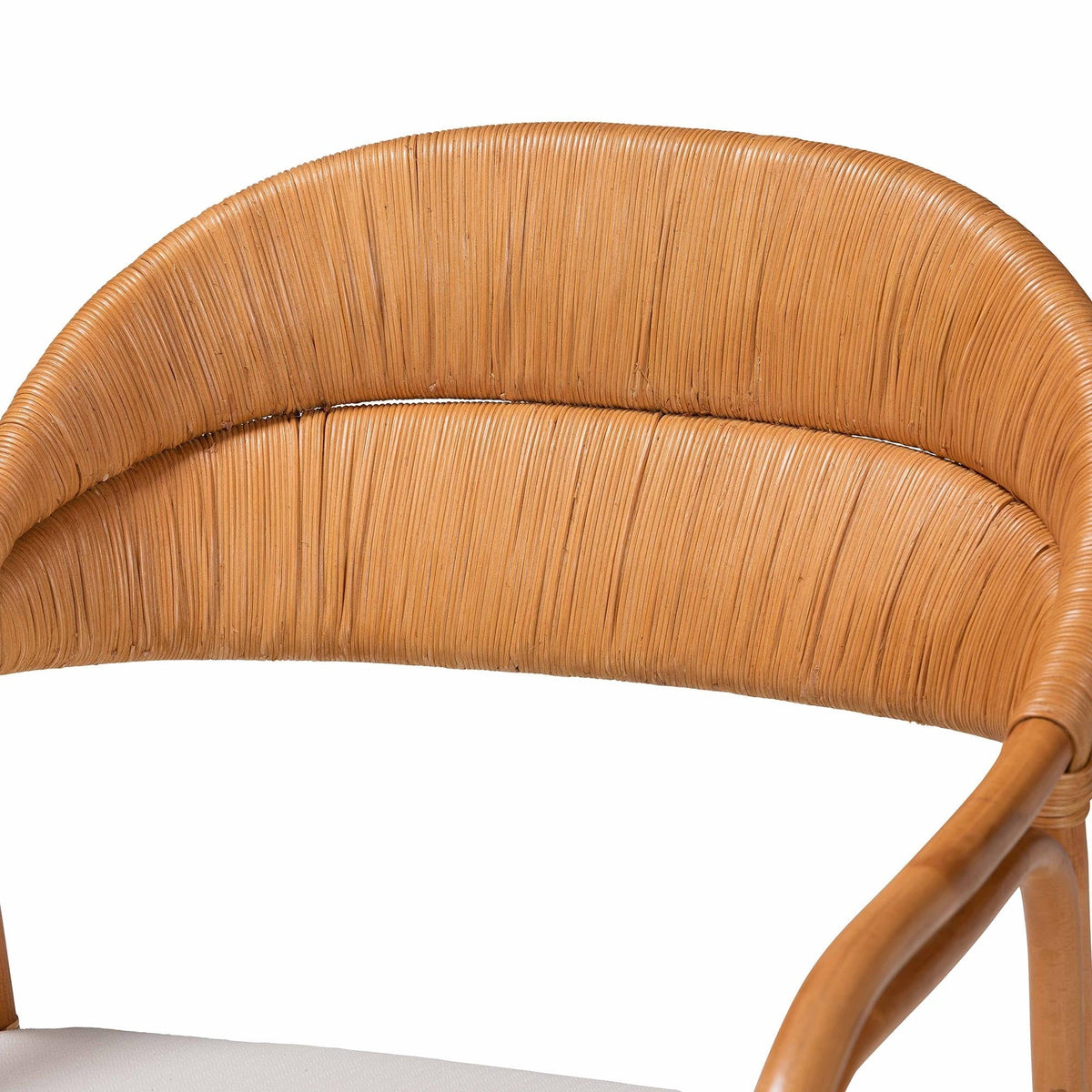 Honey Rattan Accent Chair