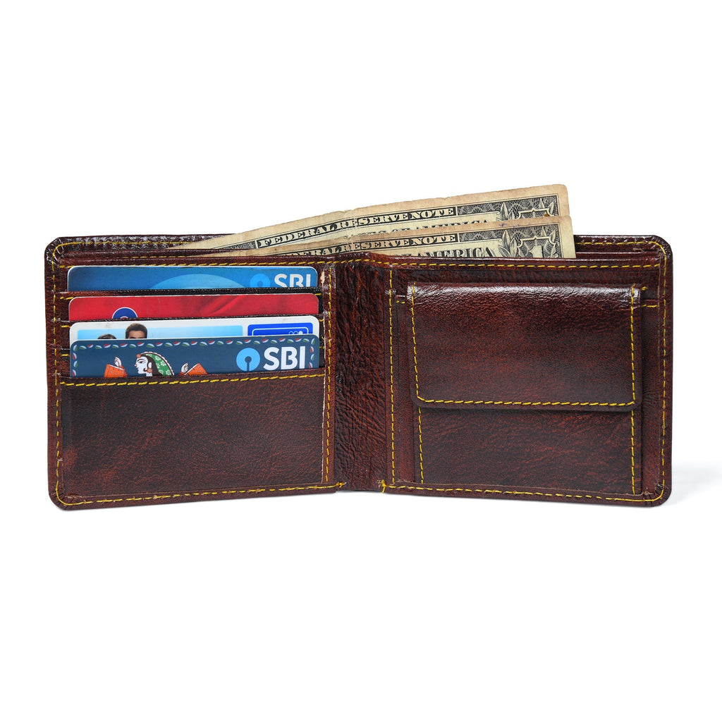Ryan Classic Top-Grain Leather Bifold Wallet