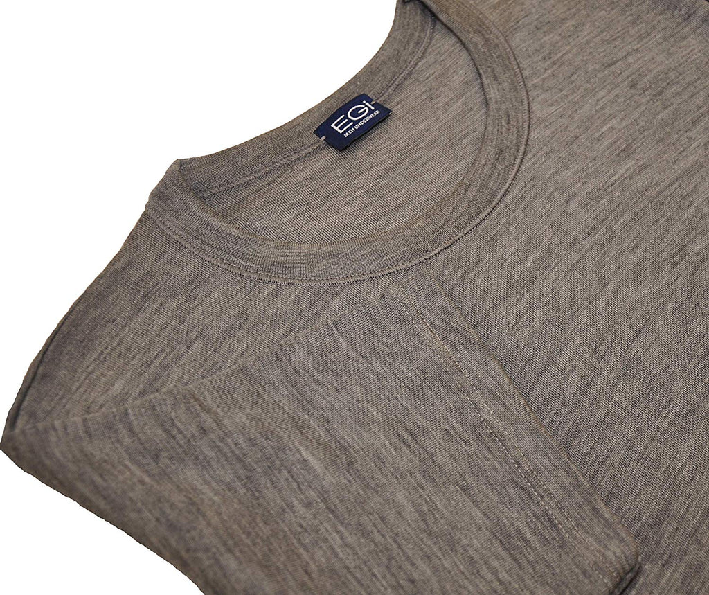 EGi Men's Merino Wool Blend T-Shirt | Made in Italy