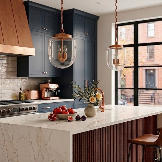 Delphi Clear Glass Pendant Light