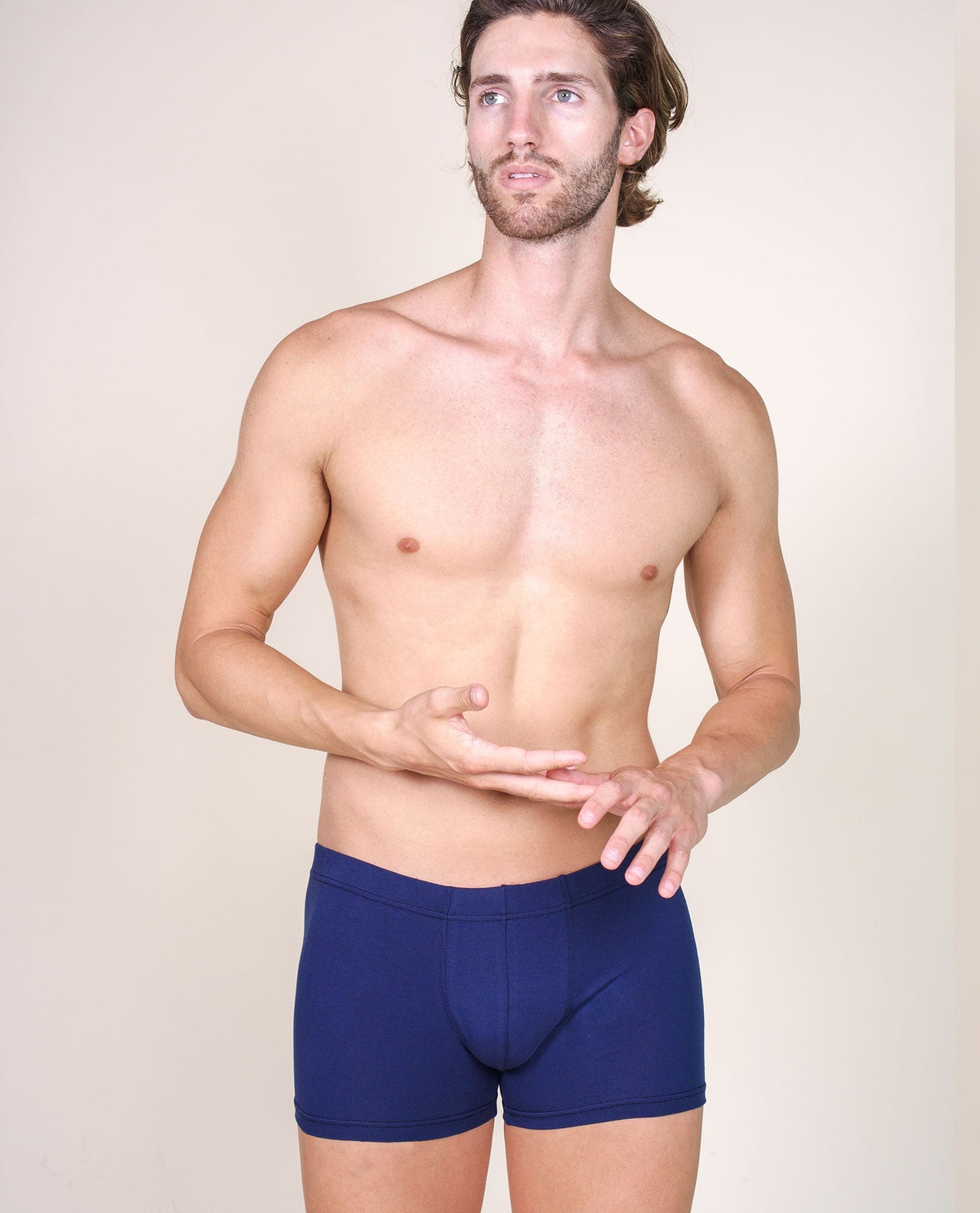 Free Spirit Men's Premium Cotton Boxers | No-Fly | Made in Italy