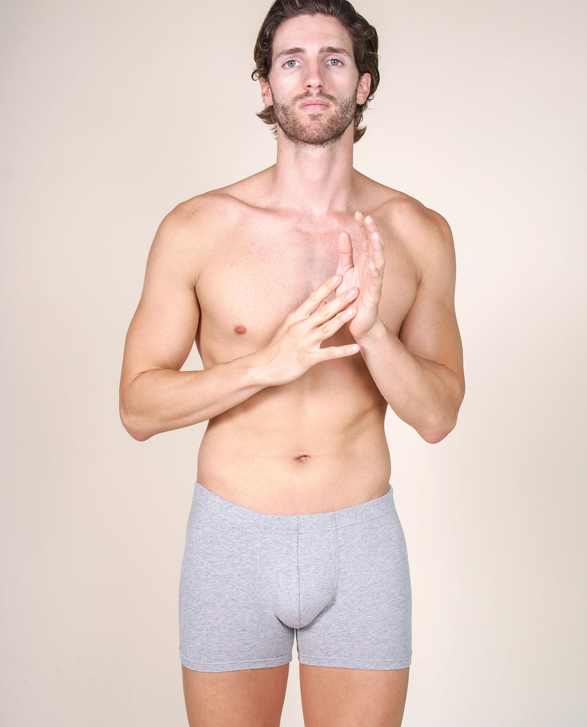 Free Spirit Men's Premium Cotton Boxers | No-Fly | Made in Italy