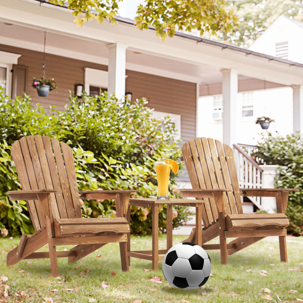 Folding Wood Adirondack Chairs | Set of 2