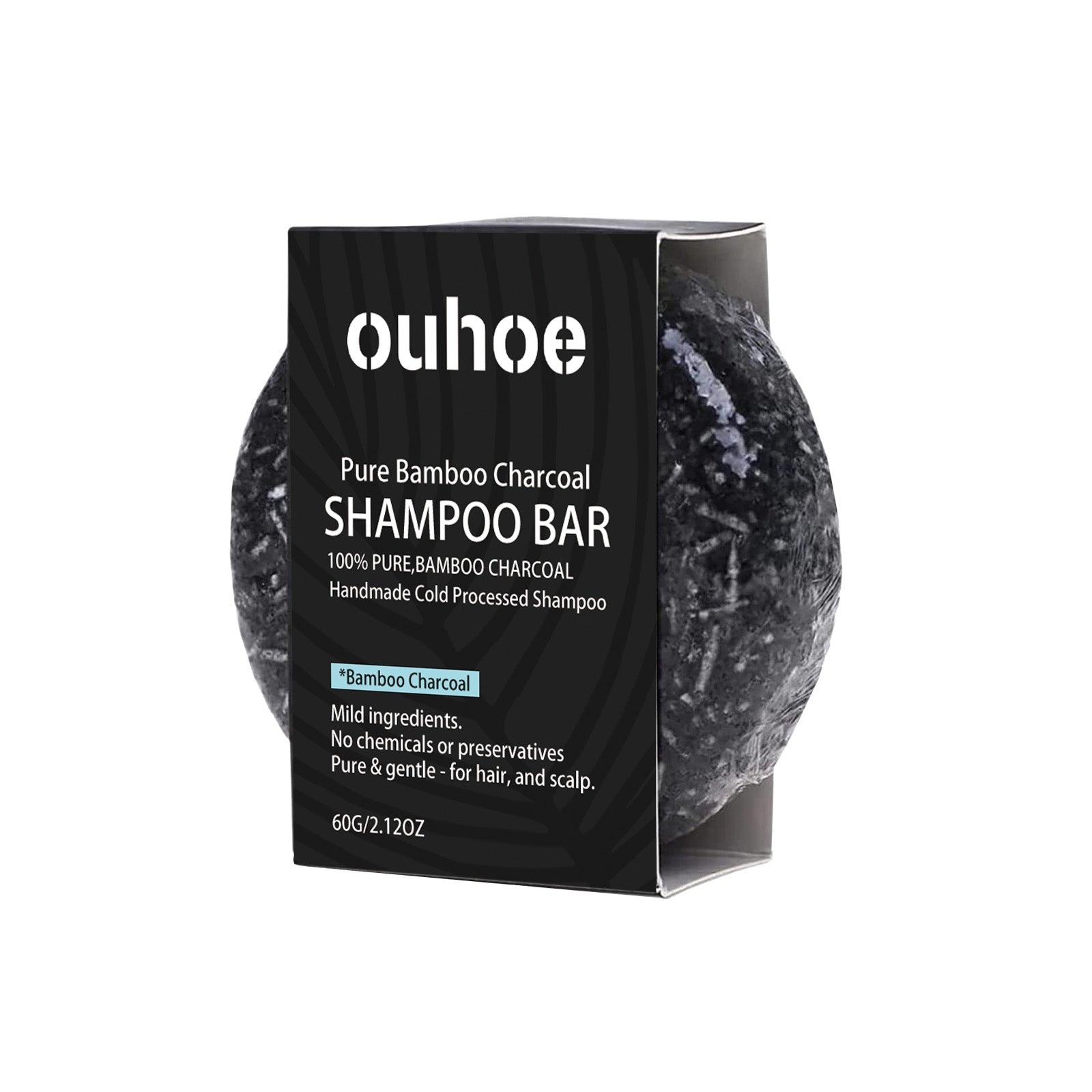 Organic Bamboo Charcoal Shampoo & Scalp Bar