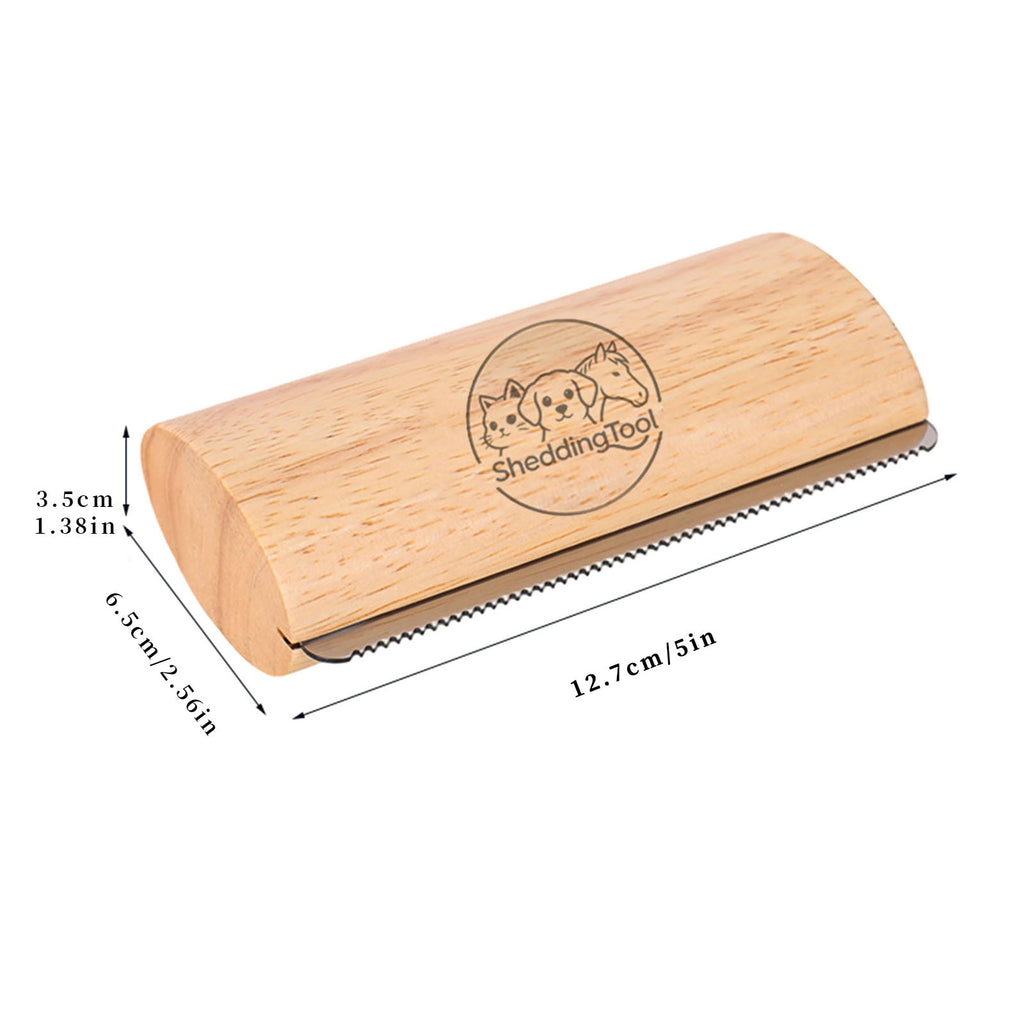 Wooden pet cleaning tool hair remover hair comb