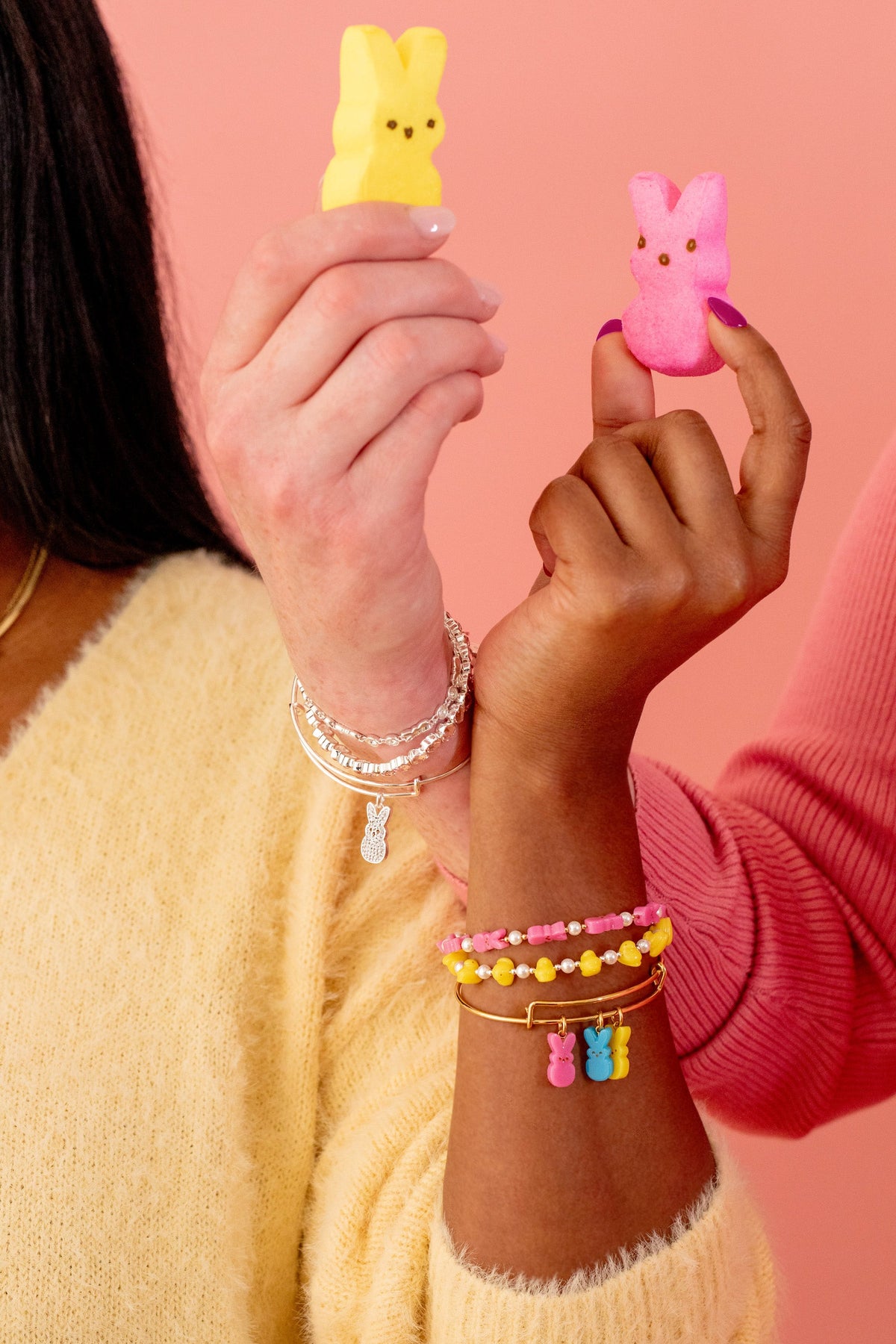 PEEPS® Bunny Multi-Charm Bangle