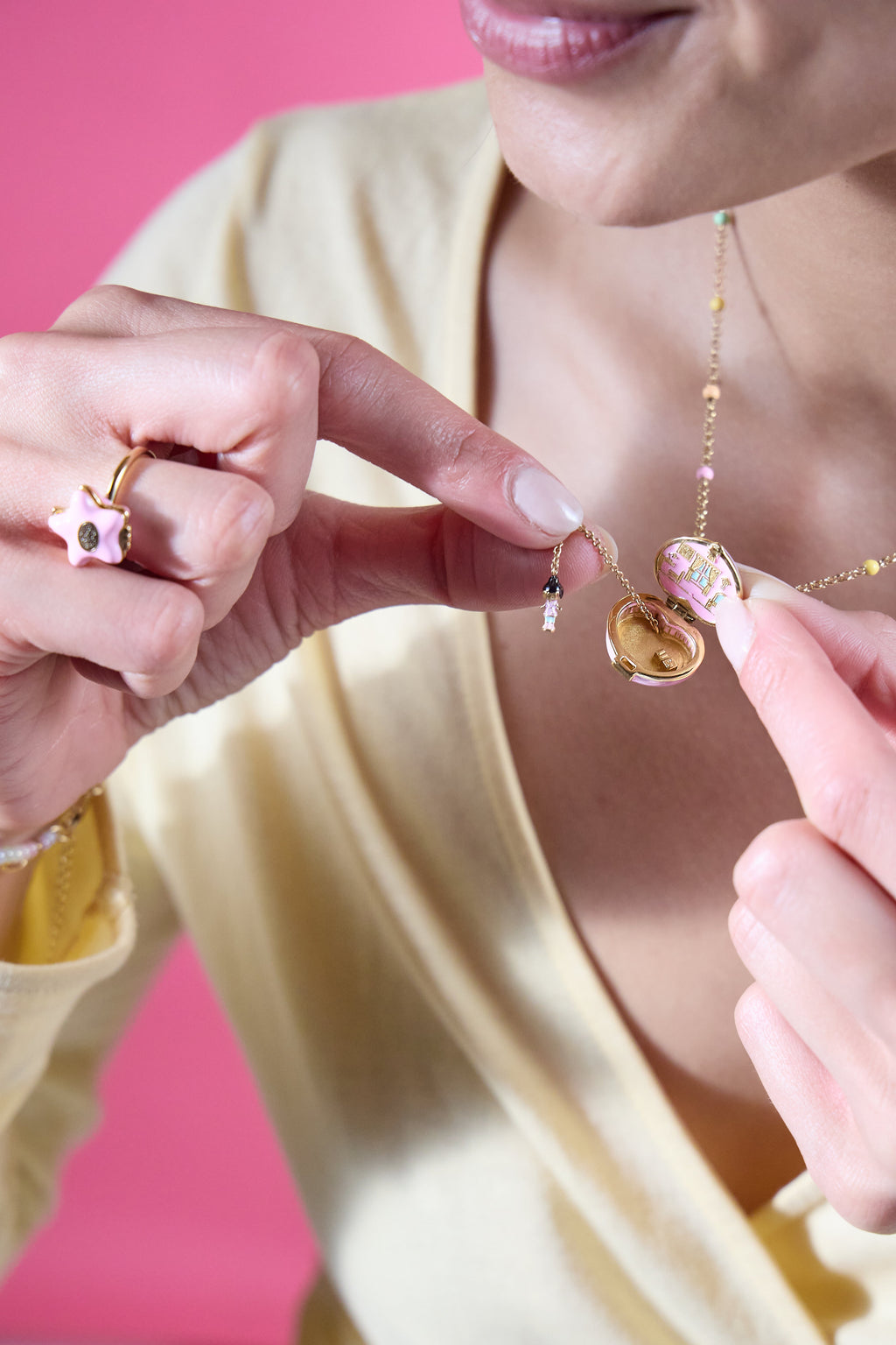 Polly Pocket™ Heart House Locket Necklace | ALEX AND ANI