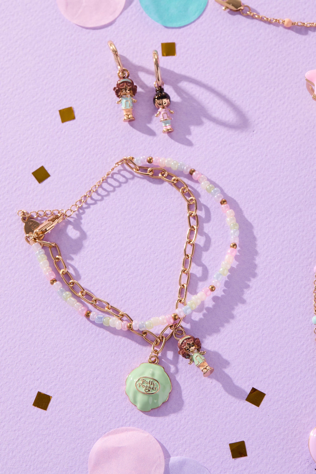 Polly Pocket™ Double-Strand Charm Bracelet | ALEX AND ANI