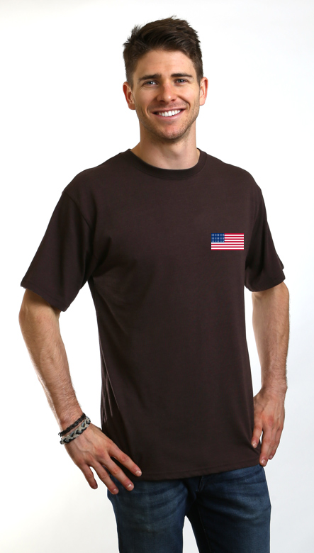 American Flag Bamboo Graphic T-Shirt | Men's Organic Cotton