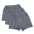 Men's Bamboo Boxer Shorts, 3-Pack | Charcoal Grey