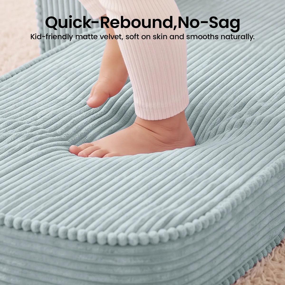 Tiny Land® GentleSnug Corduroy Kids Flip-Out Chair