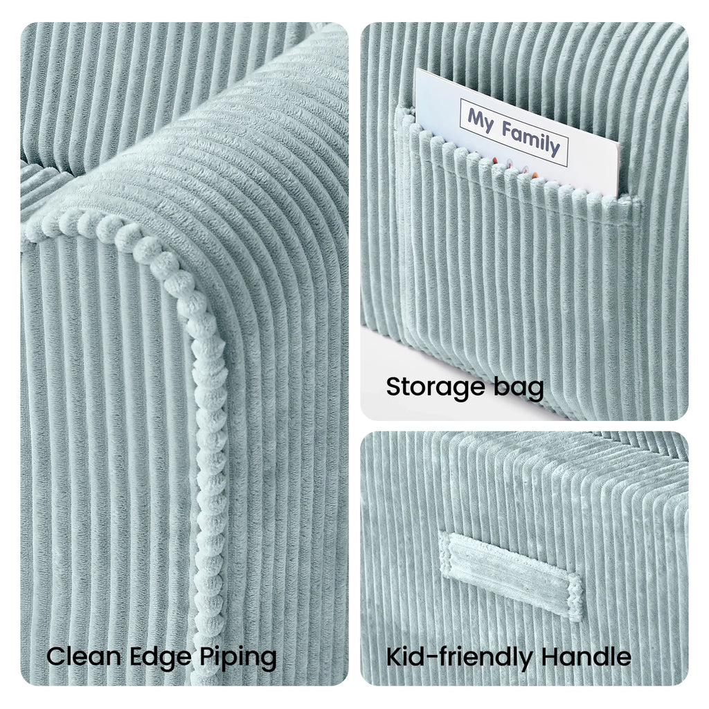 Tiny Land® GentleSnug Corduroy Kids Flip-Out Chair