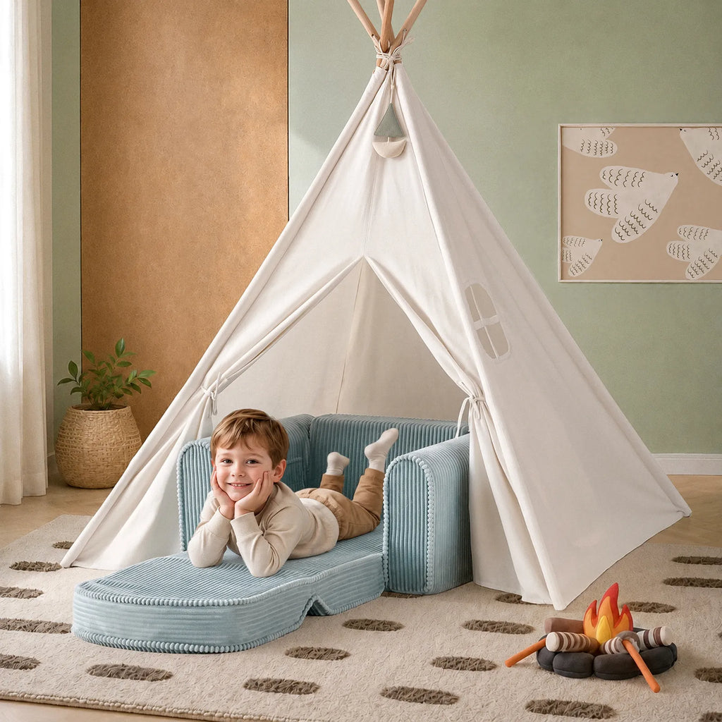 Tiny Land® GentleSnug Corduroy Kids Flip-Out Chair