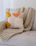 Mod Abstract Linen Pillow, College Student Gift, Mother's Day Gift, Christmas Gift