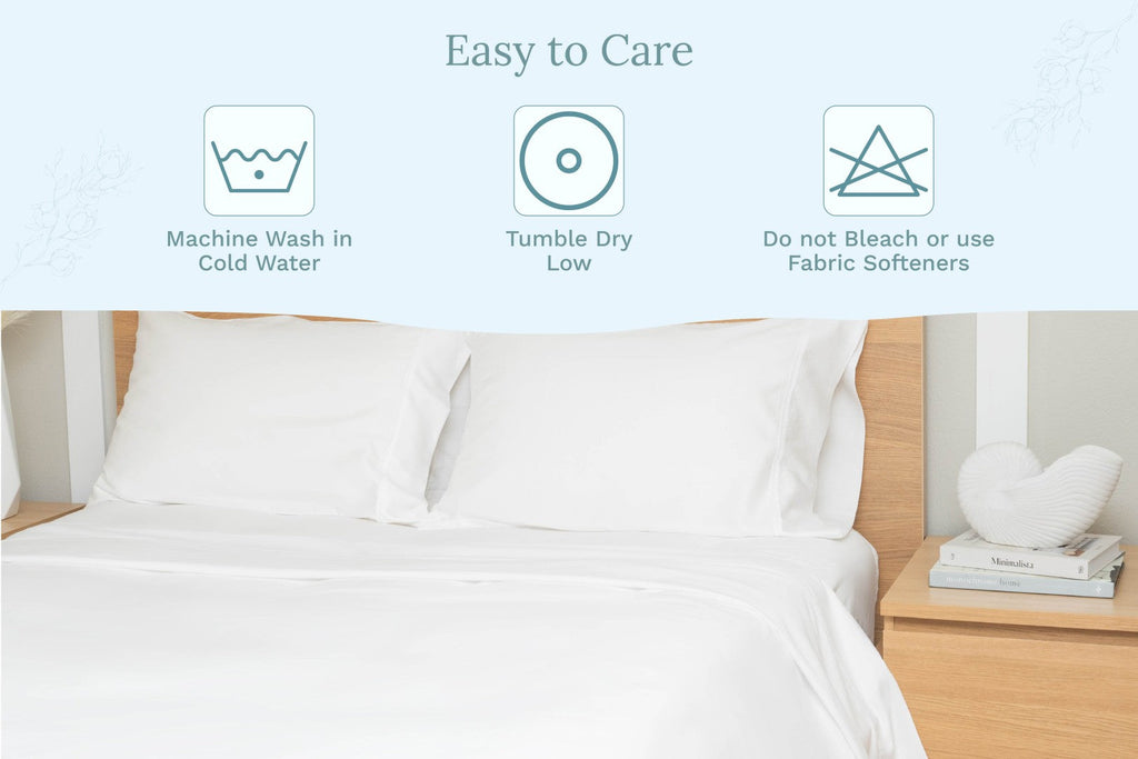 Organic Cotton Sateen Bed Sheet Set | GOTS Certified, Silky-Soft & Breathable | Organic Cotton Mart
