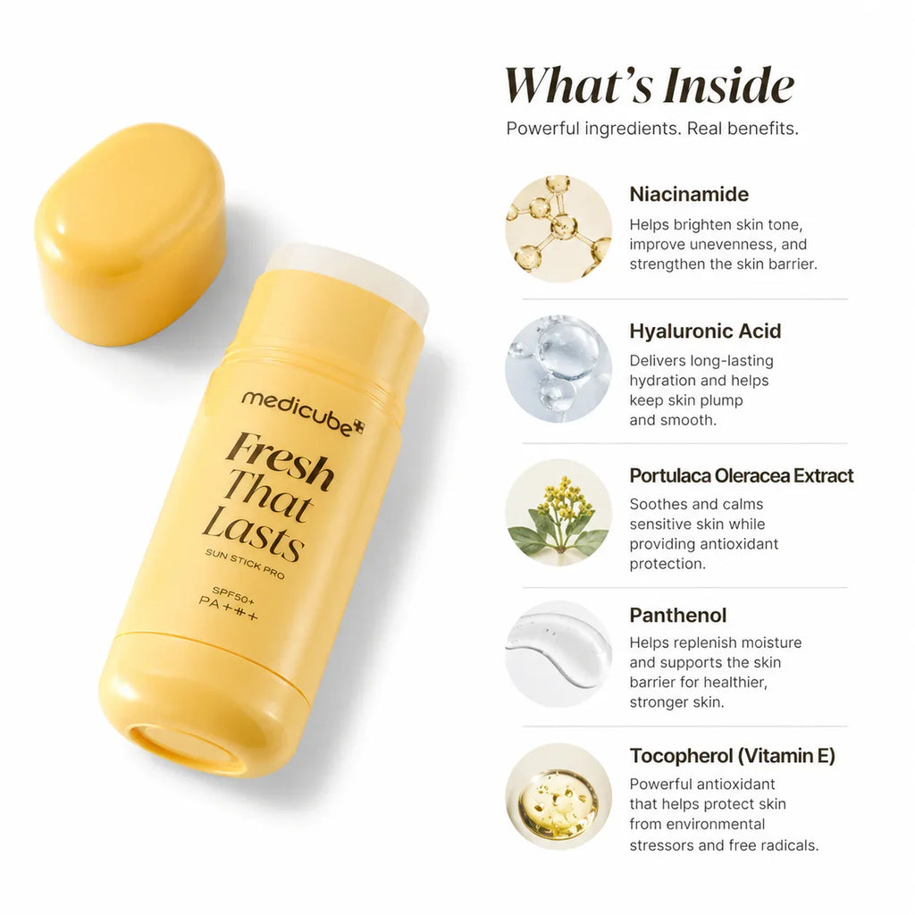 Medicube Fresh That Lasts Deodorant Vanilla & Pistachio | Long-Lasting Underarm Care with Sweet Gourmand Scent