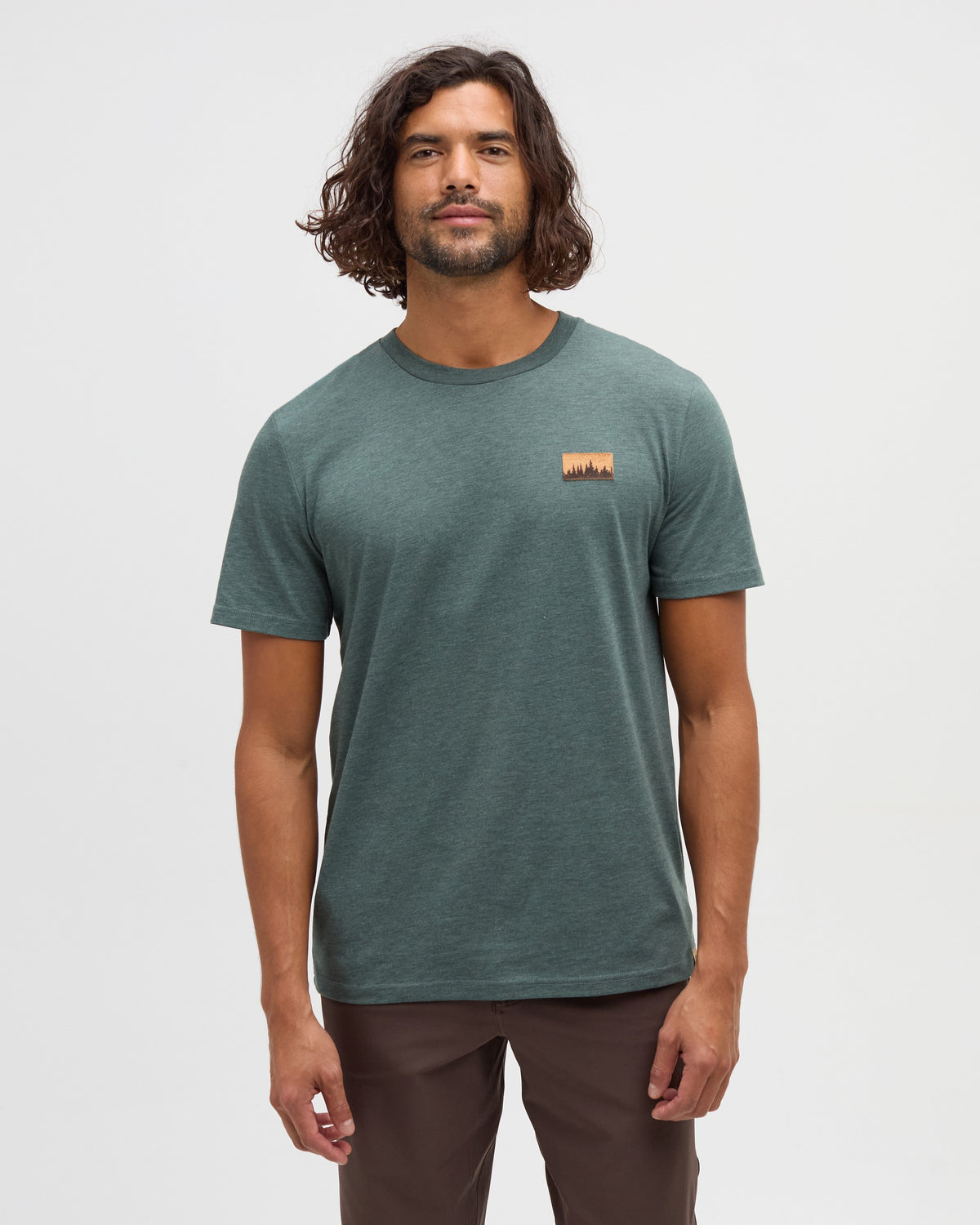 Juniper Cork Patch Crewneck T-Shirt