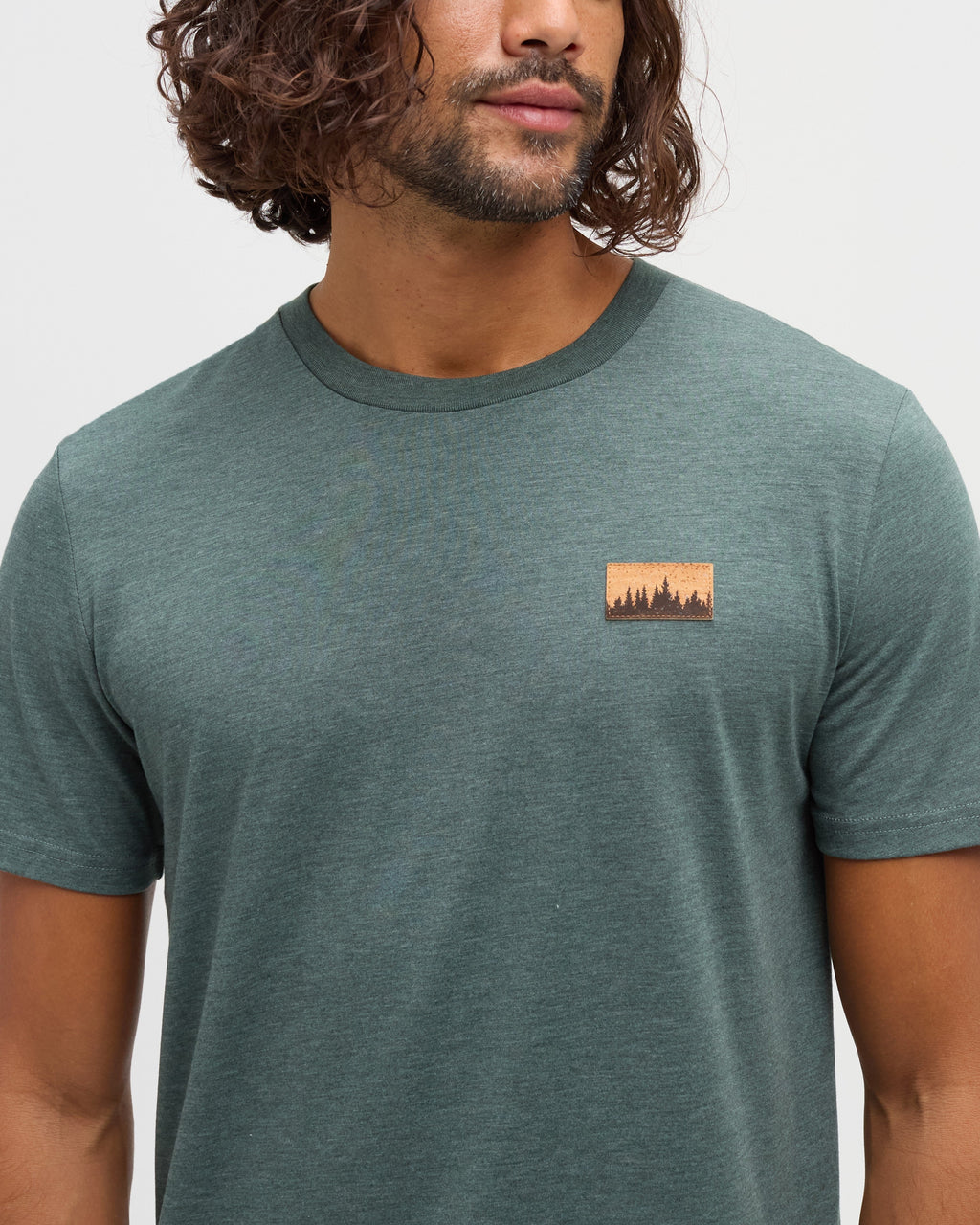 Juniper Cork Patch Crewneck T-Shirt