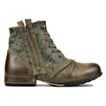 OSSTONE Vintage Leather Chukka Boots | Green