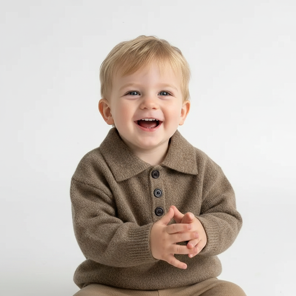 Organic Cotton Toddler Sweater | Relaxed Fit, Hypoallergenic, Made in Peru | Sizes 1T–4T