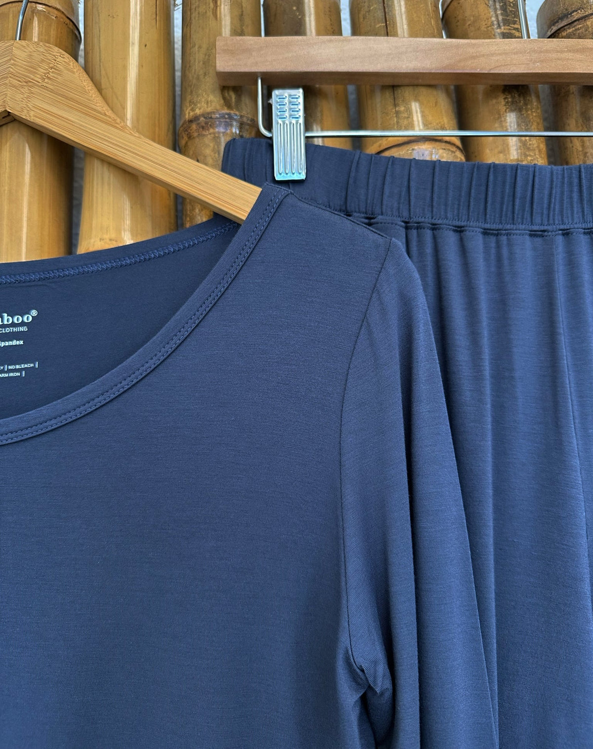 Spun Bamboo Women's Bamboo Viscose Lounge Set | Long Sleeve Top & Joggers