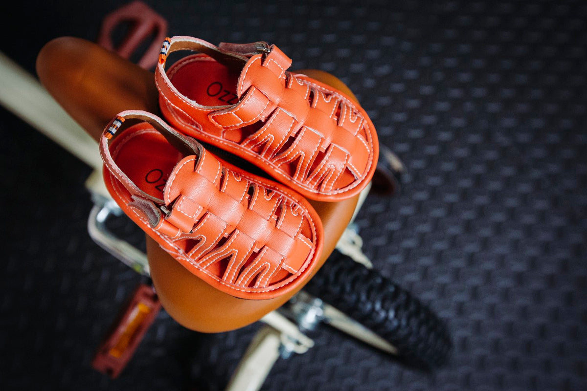 Sport Barefoot Sandals | Vegan Leather, Zero-Drop, Removable Sole | Kids Sizes 5-10
