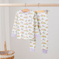 Purple Tiger Mascot Mania Organic Cotton Kids Pajamas