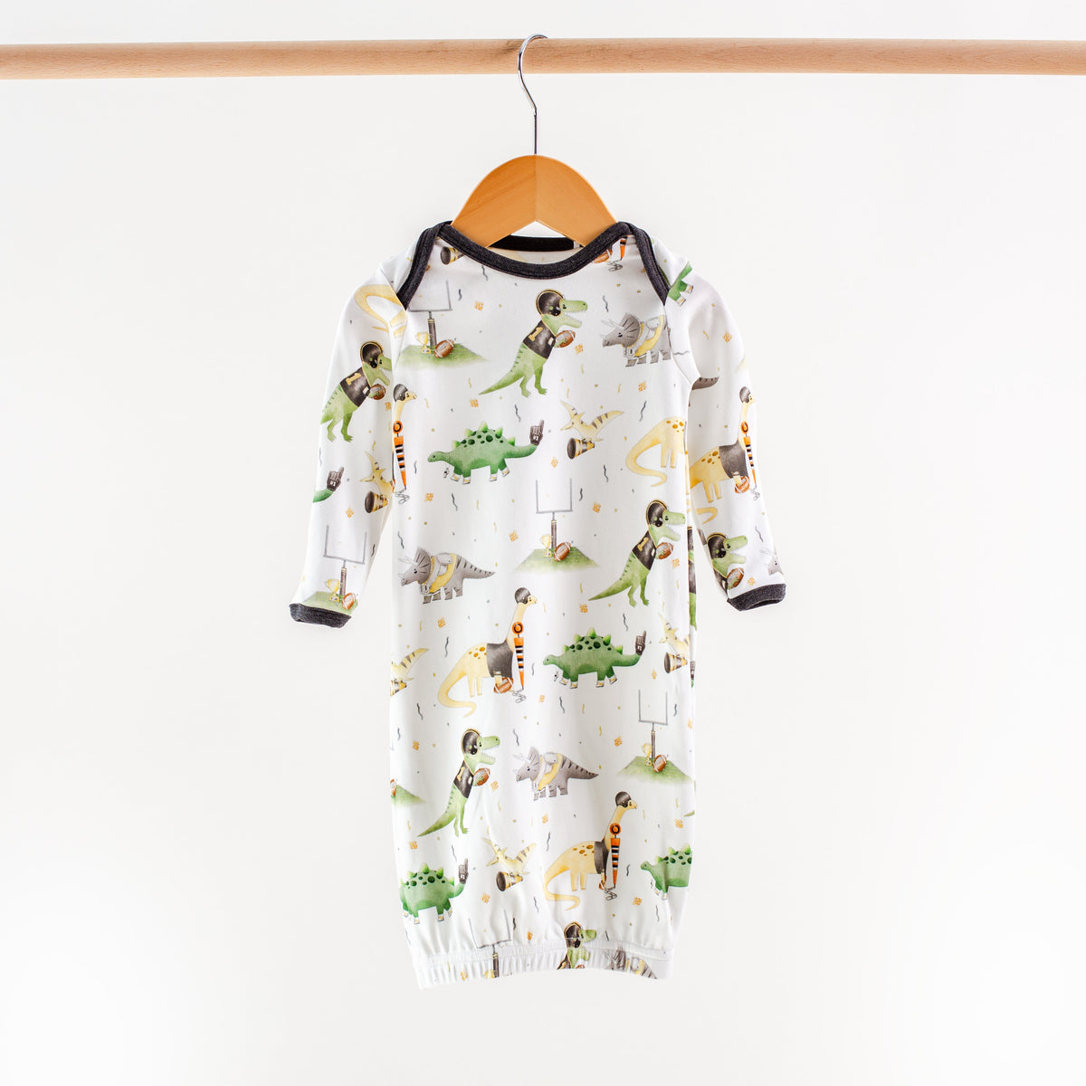 Saints Dinos All-Stars Organic Cotton Kids Pajamas