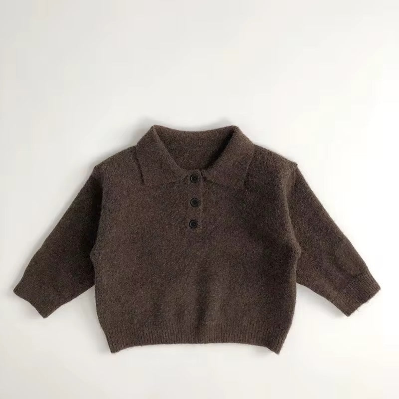 Organic Cotton Toddler Sweater | Relaxed Fit, Hypoallergenic, Made in Peru | Sizes 1T–4T