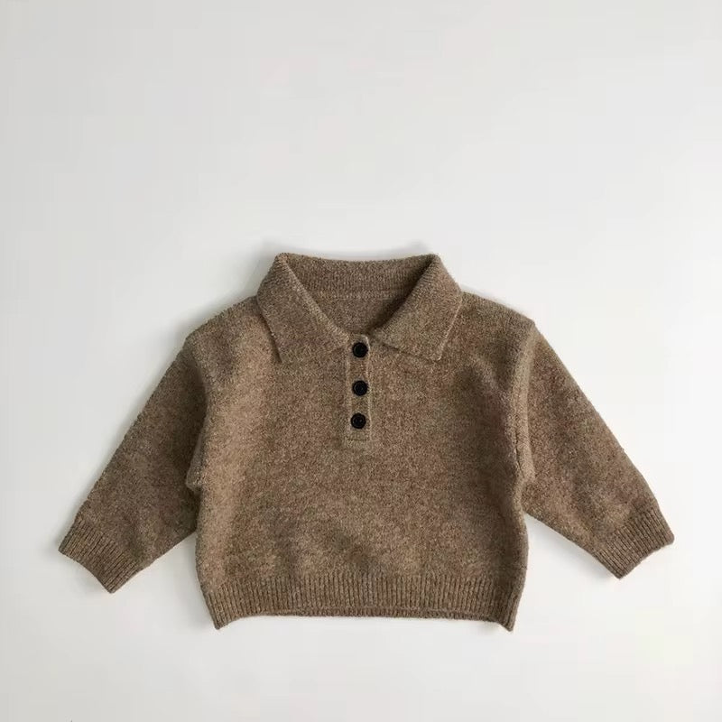 Organic Cotton Toddler Sweater | Relaxed Fit, Hypoallergenic, Made in Peru | Sizes 1T–4T