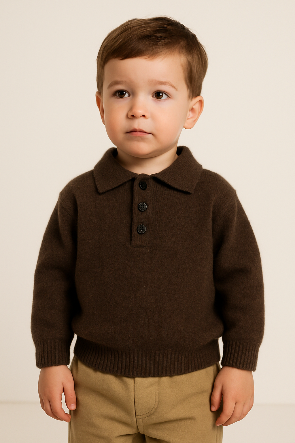 Organic Cotton Toddler Sweater | Relaxed Fit, Hypoallergenic, Made in Peru | Sizes 1T–4T