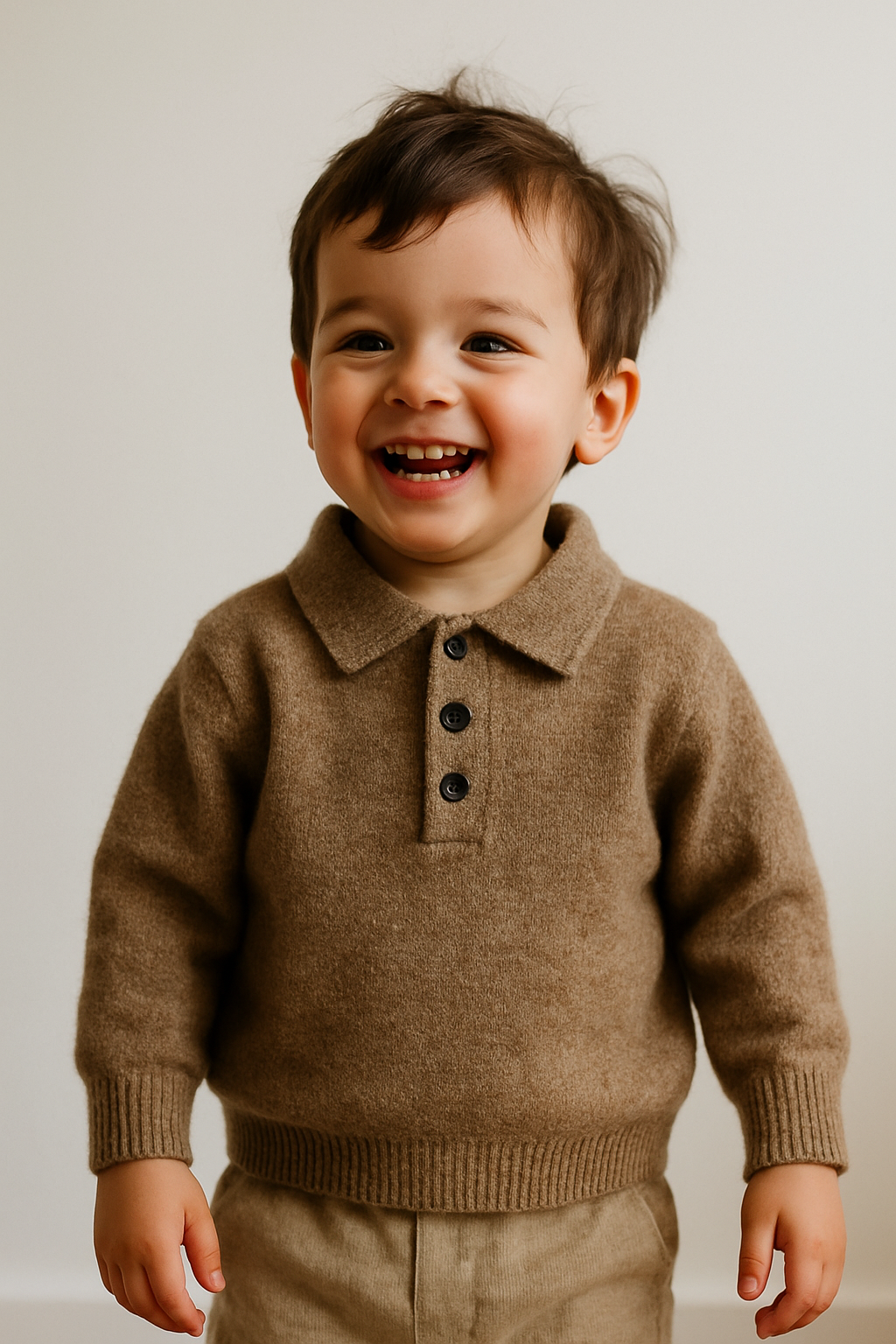 Organic Cotton Toddler Sweater | Relaxed Fit, Hypoallergenic, Made in Peru | Sizes 1T–4T