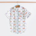 Vintage Road Trip Short Sleeve Collared Shirt