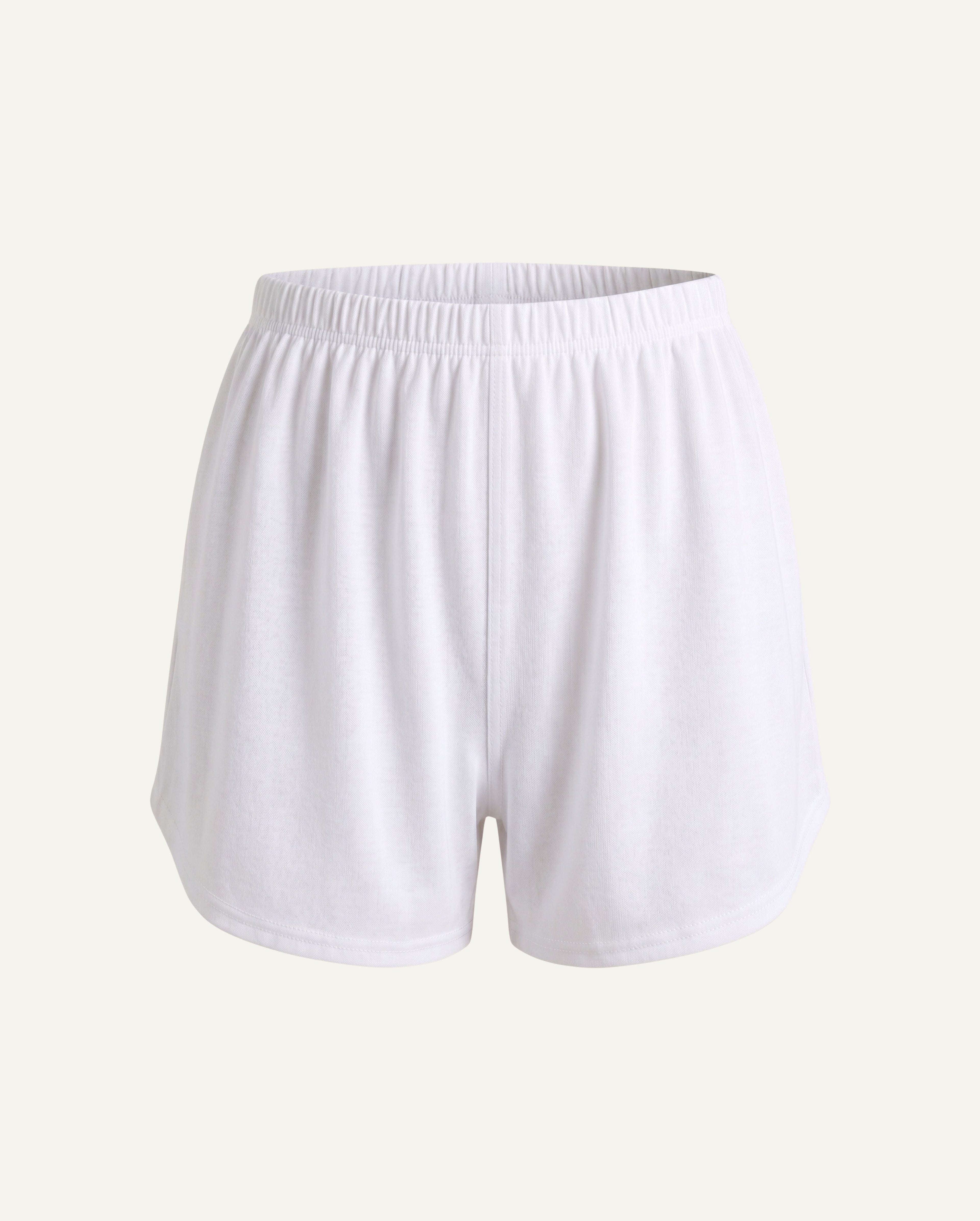 Seaweed Pyjama Shorts - White