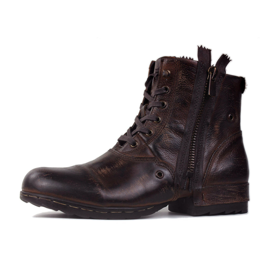 OSSTONE Vintage Leather Chukka Boots | OS-5008-8-E-F