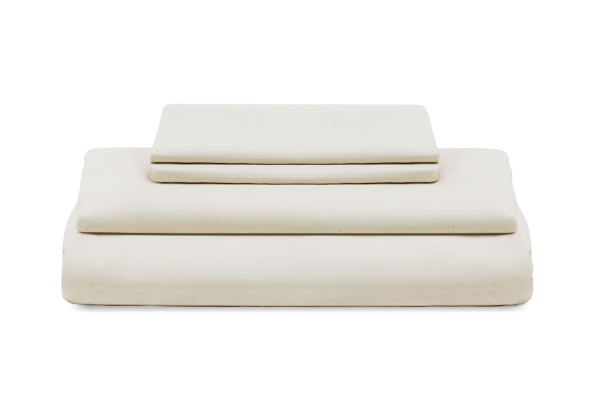 Organic Cotton Sateen Bed Sheet Set | GOTS Certified, Silky-Soft & Breathable | Organic Cotton Mart