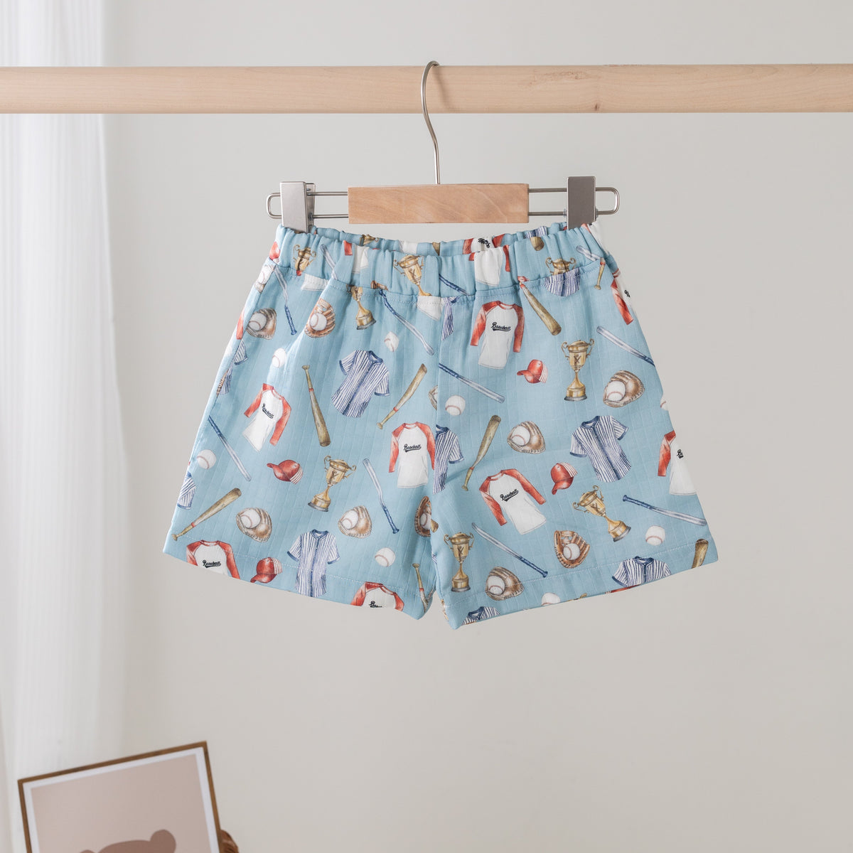 Let's Play Ball Organic Muslin Shorts